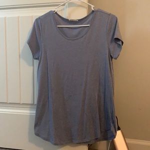 plain blue shirt